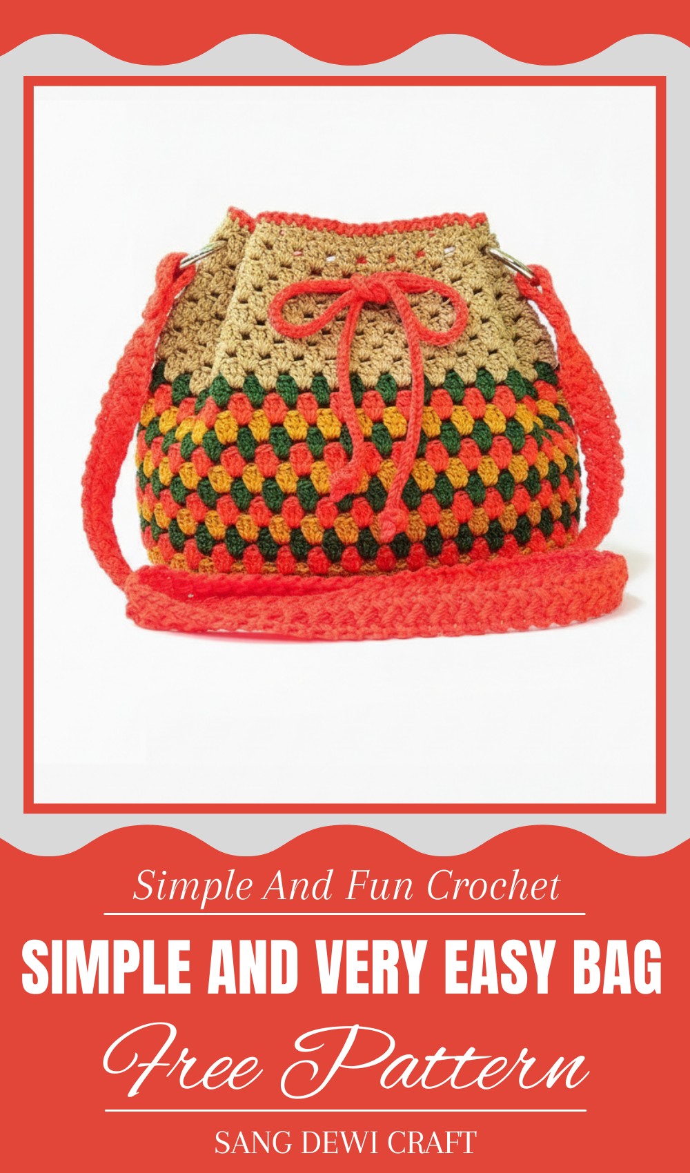Simple And Very Easy Crochet Bag Pattern