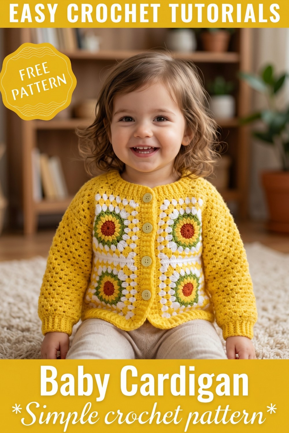Soft Crochet Baby Cardigan Pattern Gentle on Baby’s Sensitive Skin
