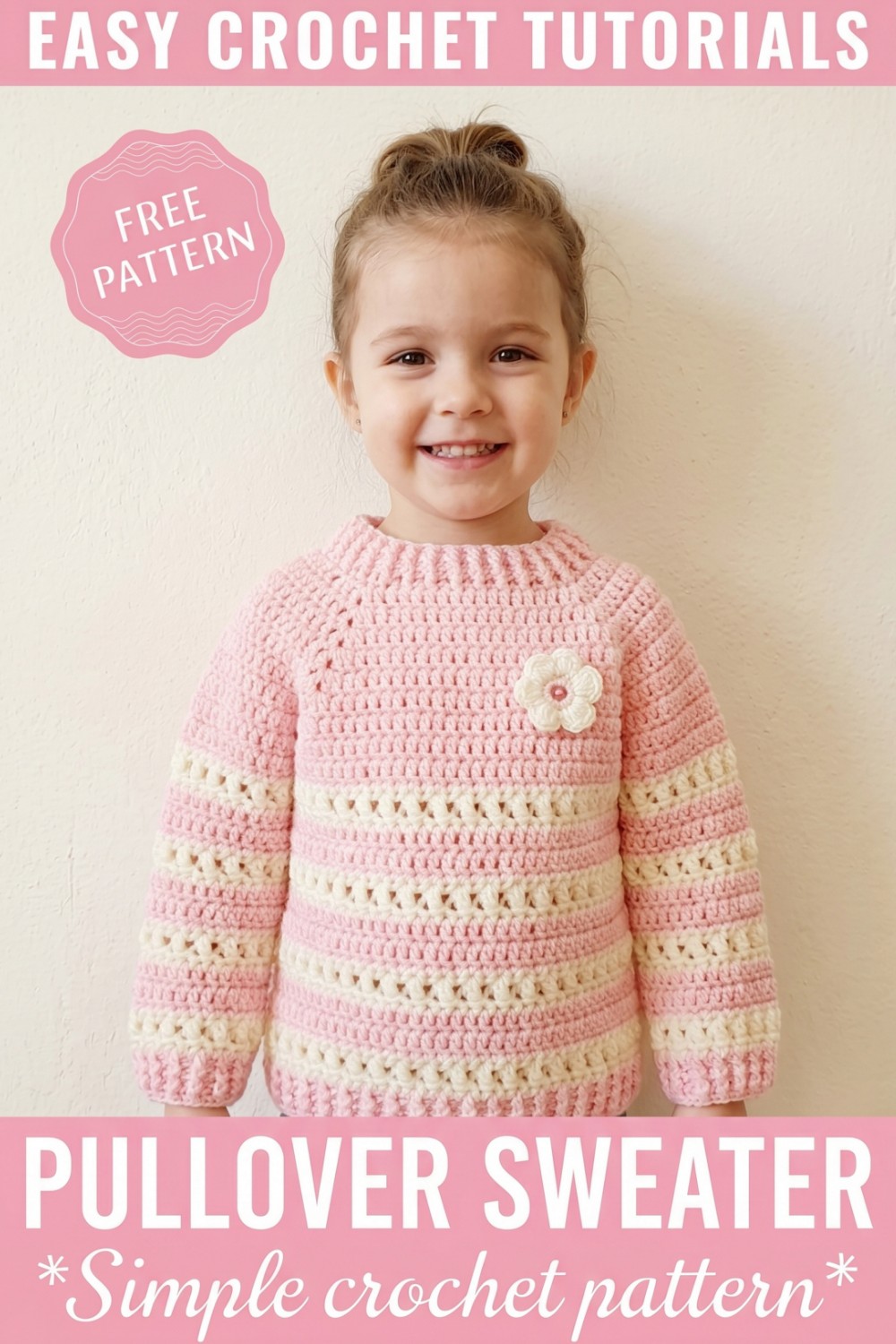 Top Crochet Pullover Sweater Pattern for Chilly Days
