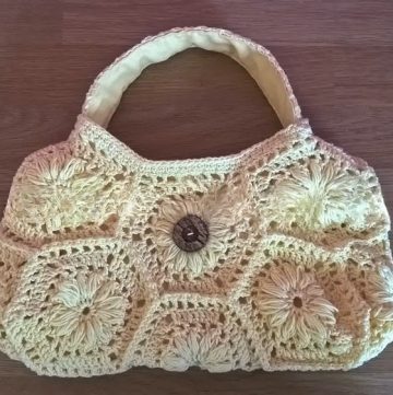 Free Crochet Flower Granny Bag Pattern for Handmade Accessories