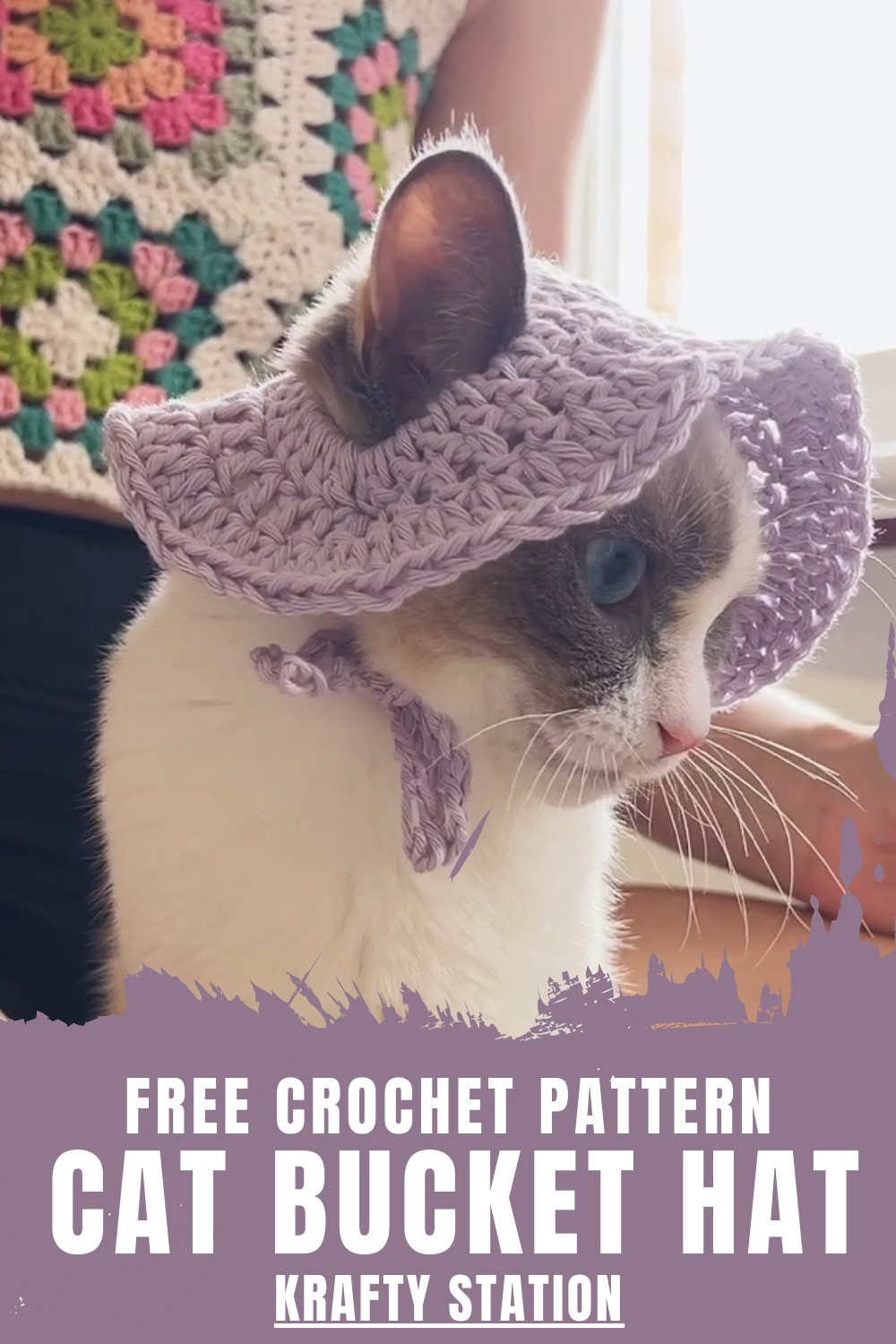 Crochet Cat Bucket Hat