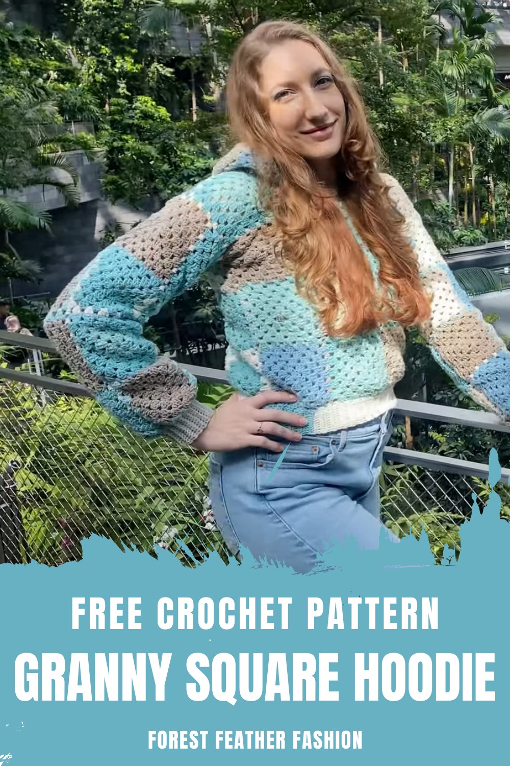 Crochet Granny Square Hoodie Pattern