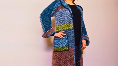Free Crochet Long Cardigan Pattern