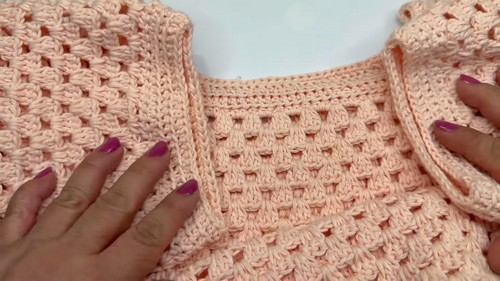 Top Down Sweater Crochet Free Pattern