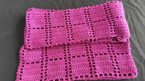 Free Crochet Window Pane Sweater Pattern