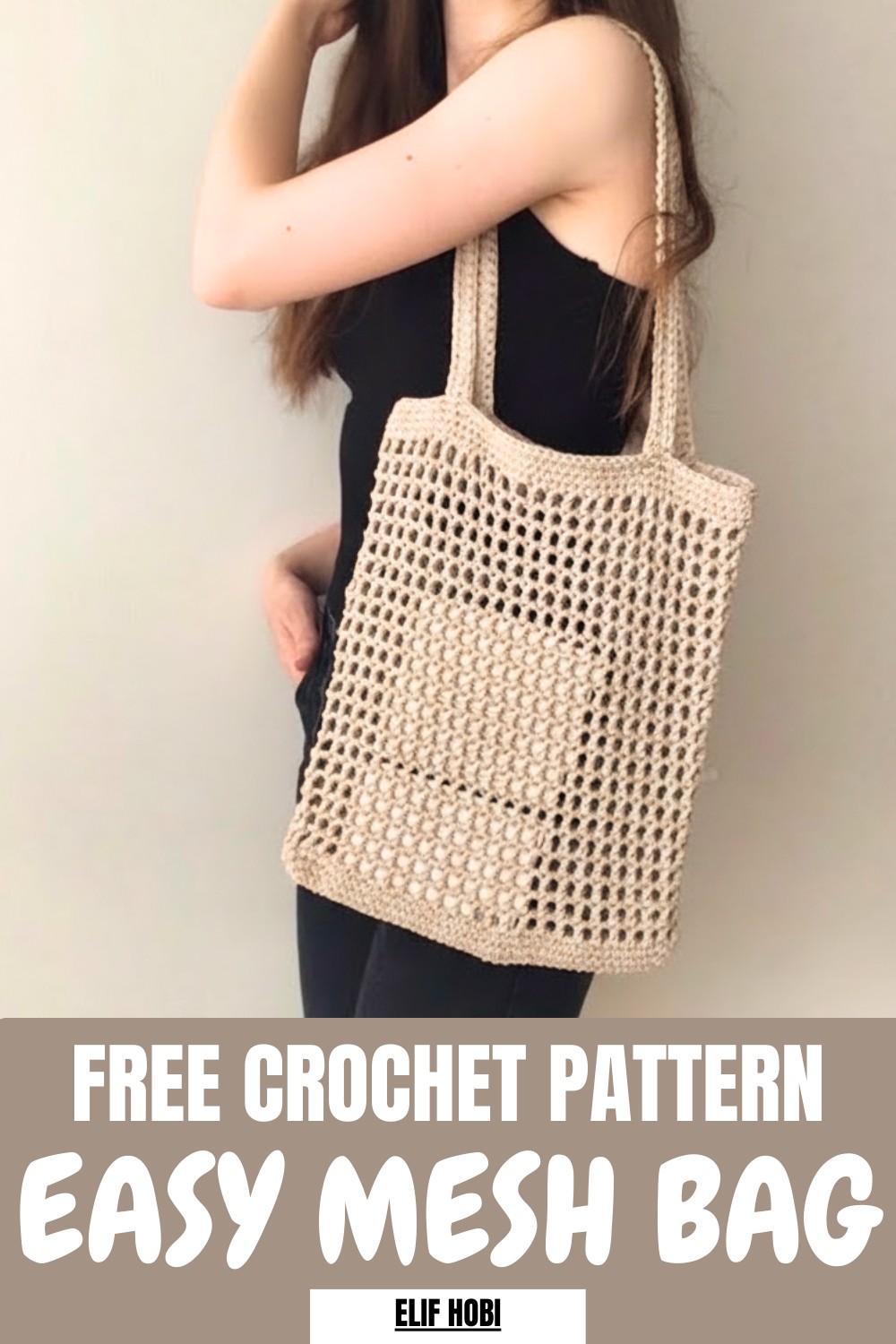 Easy Crochet Mesh Bag Pattern