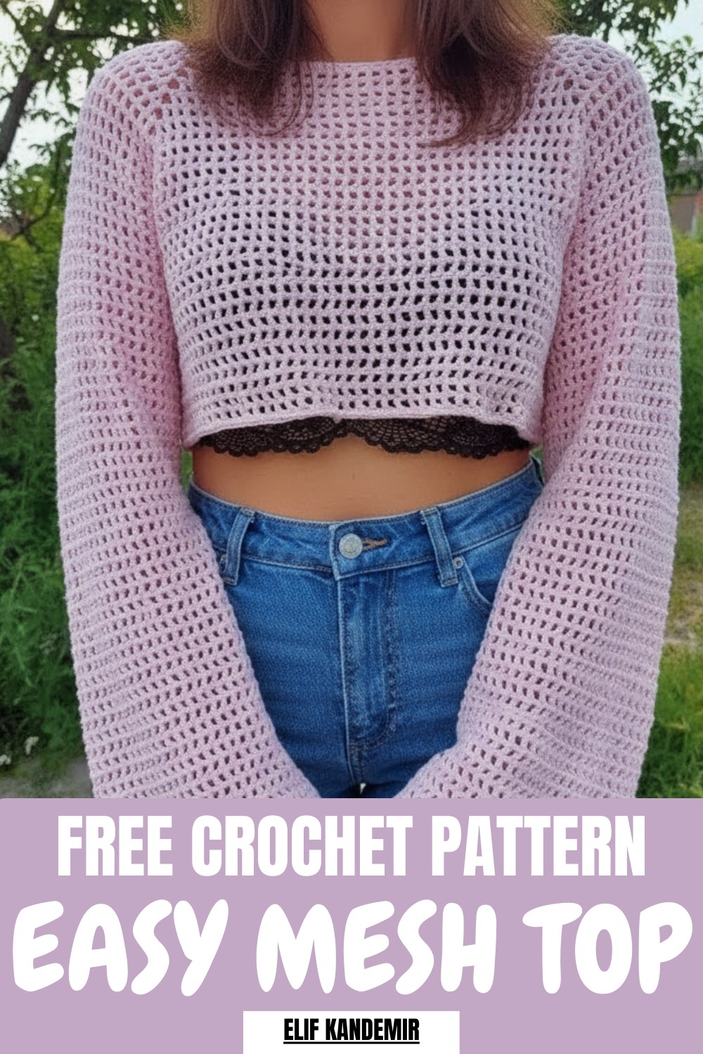 Easy Crochet Mesh Top Pattern