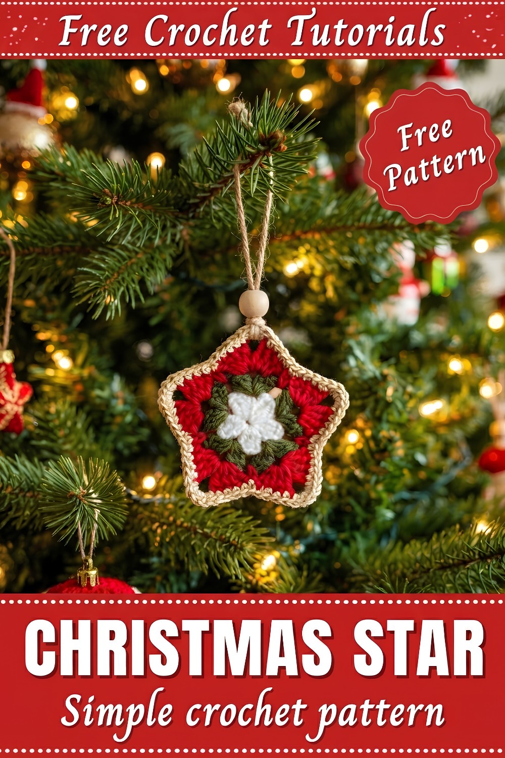 Free Crochet Christmas Star Pattern