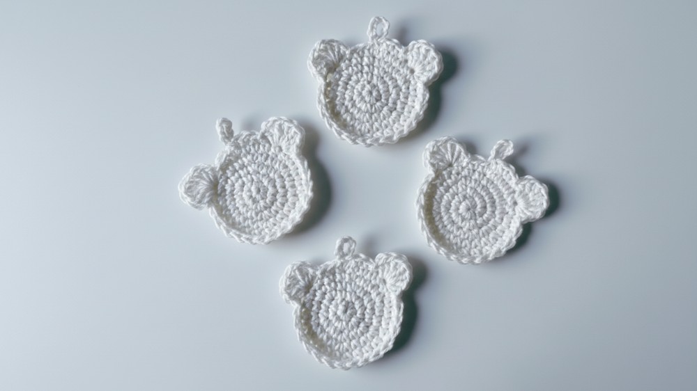 Free Crochet Bear-Shaped Eco-Pad Pattern
