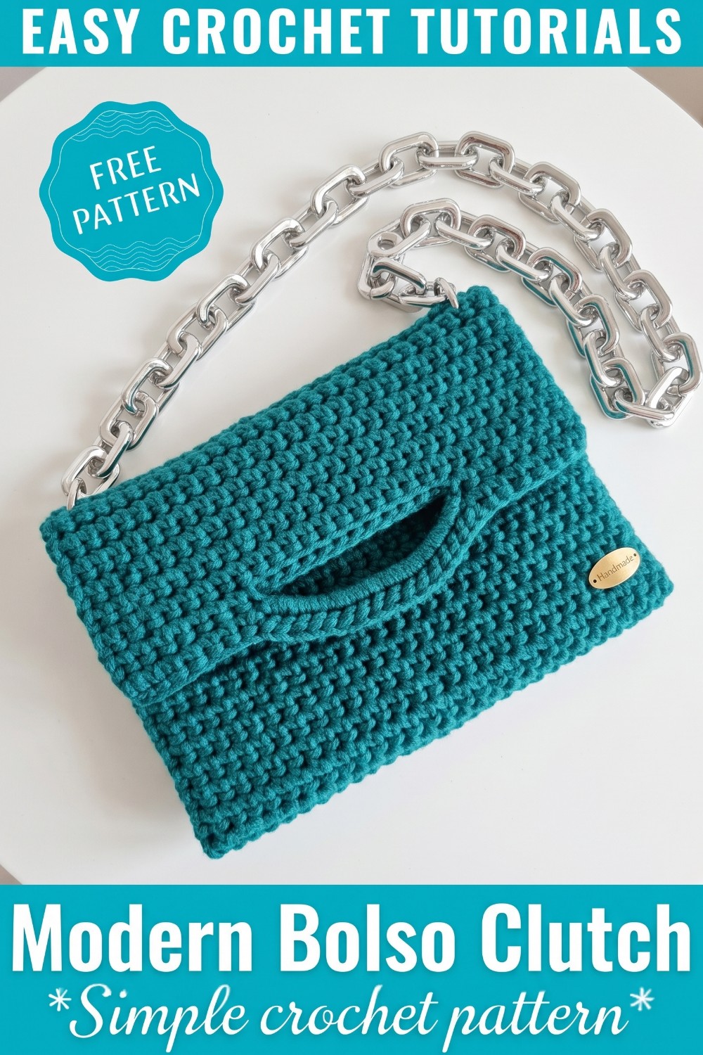Modern Crochet Bolso Clutch Pattern for Everyday Glam
