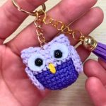Free Crochet Owl Keychain Pattern
