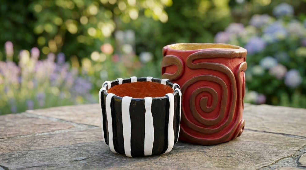Air Dry Clay Vases | Sculpting Craft Tutorial