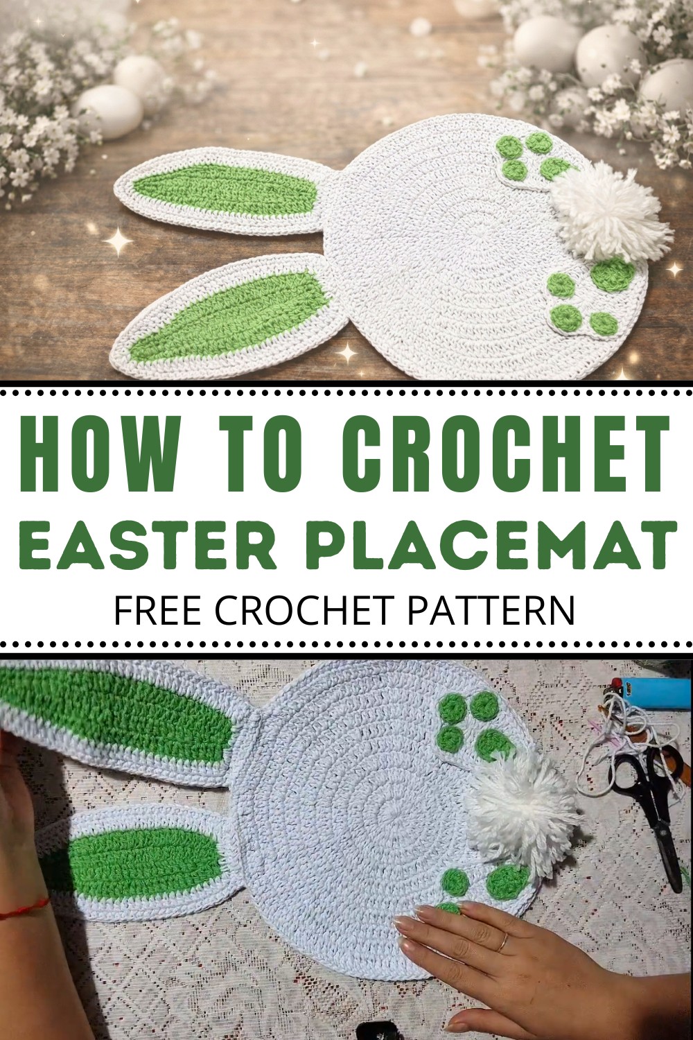 Crochet Easter Placemat Pattern