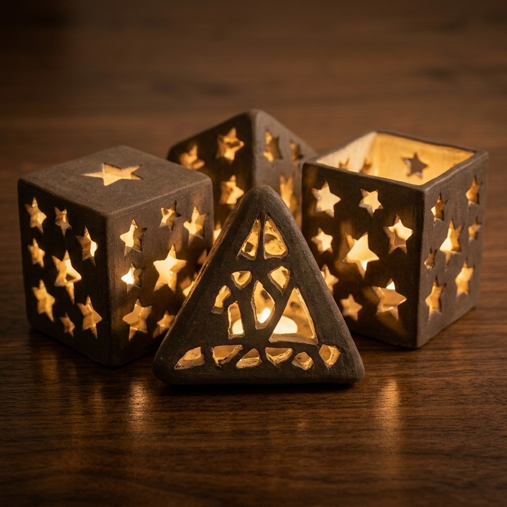 Ceramic Tea Light Lantern 9