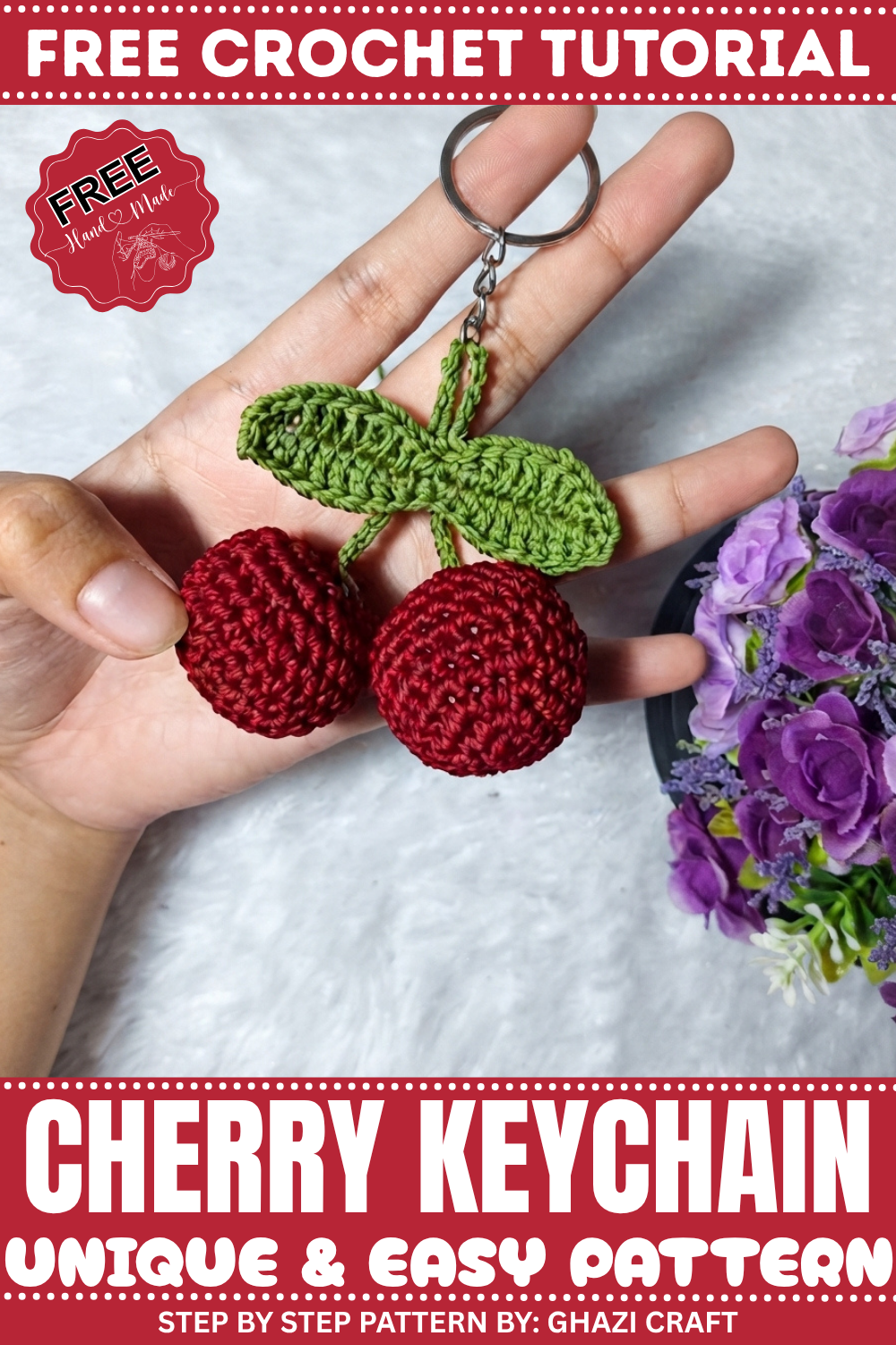 Cherry Keychain
