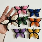 Crochet 3d Butterfly Keychain Pattern 1