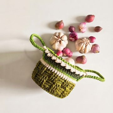 Crochet Basket Bag Step By Step Tutorial 2