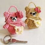 Crochet Ber Keychain Pattern 1