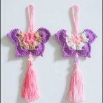 Crochet Butterfly Keychain Pattern 2
