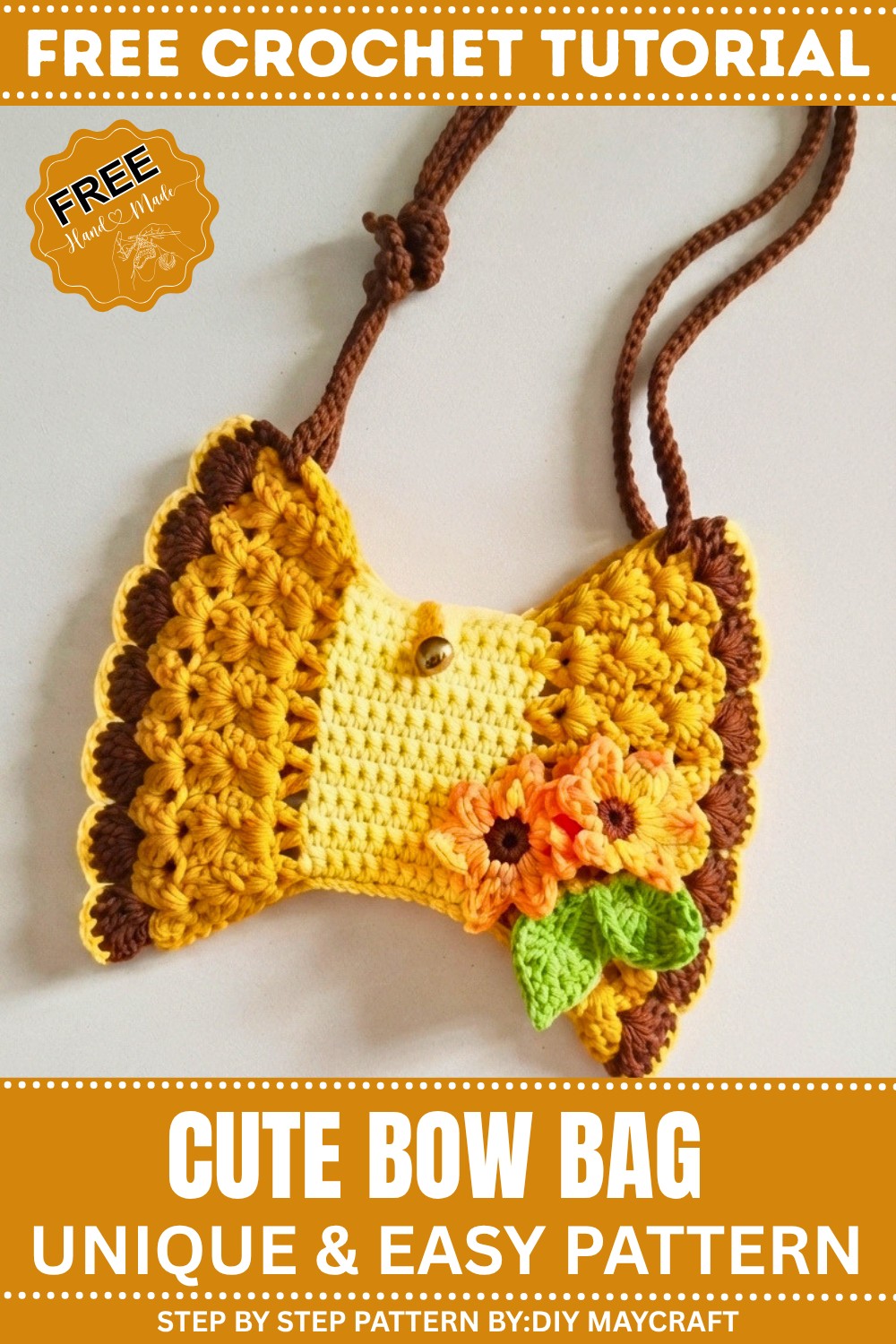 Crochet Cute Bow Bag Pattern