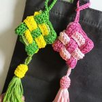 Crochet Diamond Keychains Pattern 1