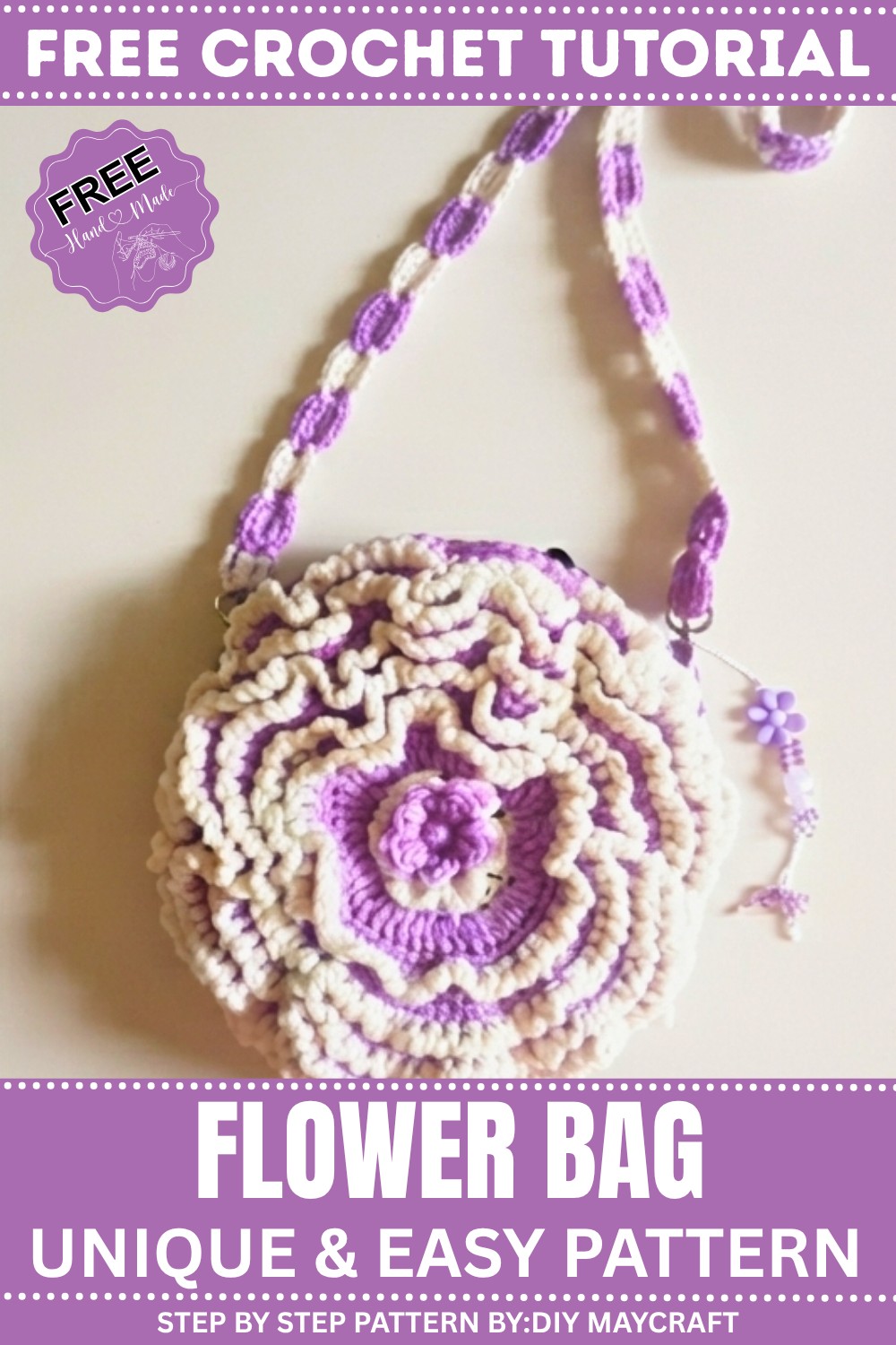 Crochet Flower Bag Pattern