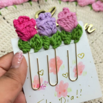 Crochet Flower Clips 🌷 Easy and Quick Step-by-Step Tutorial Adnan done 1 (2)