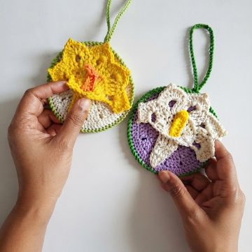Crochet Flower Purse Pattern 1