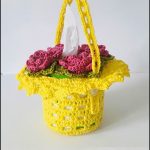 Crochet Flower Tissue Holder Pattern 10