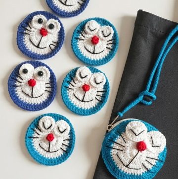 Crochet Latest Doraemon Wallet Pattern 1