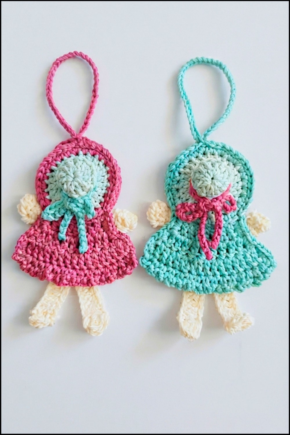 Crochet Little Girl Keychain Pattern 2