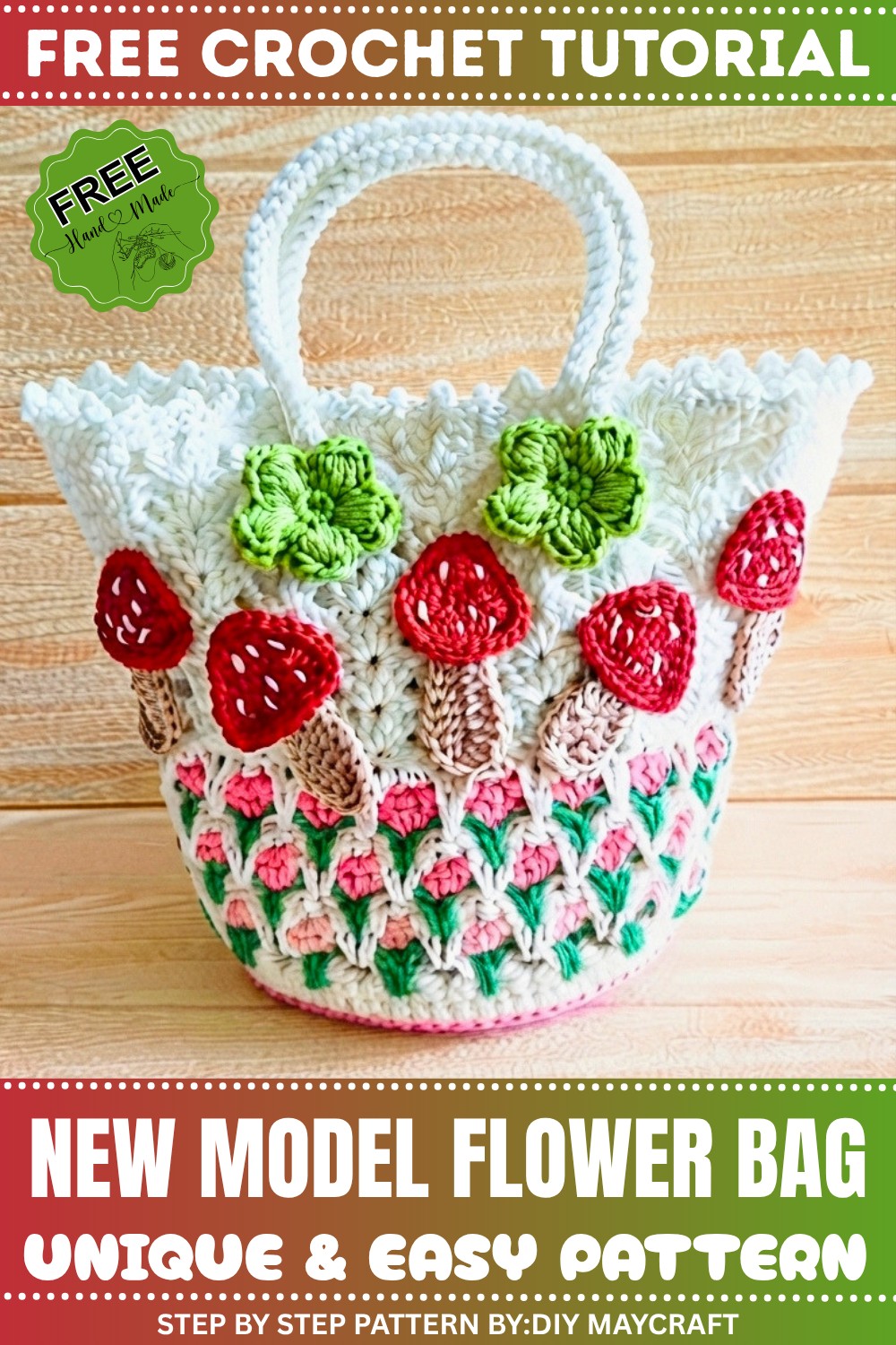 Crochet New Model Flower Bag Pattern