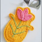 Crochet Spoon Coasters Pattern 1