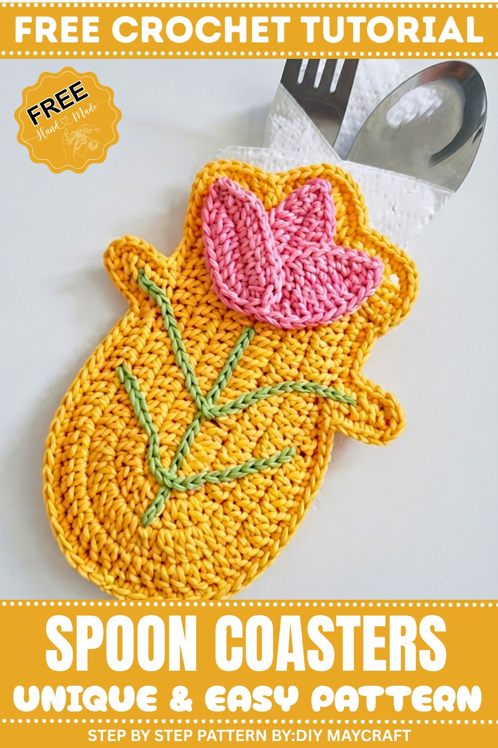 Crochet Spoon Coasters Pattern