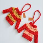 Crochet Sweater Keychain Pattern 1