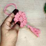 Hanging Flower Keychain