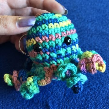 Mini Octopus Keychain