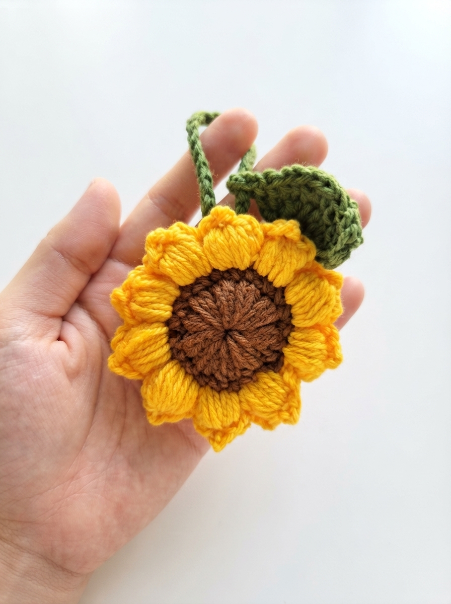 Sunflower Keychain