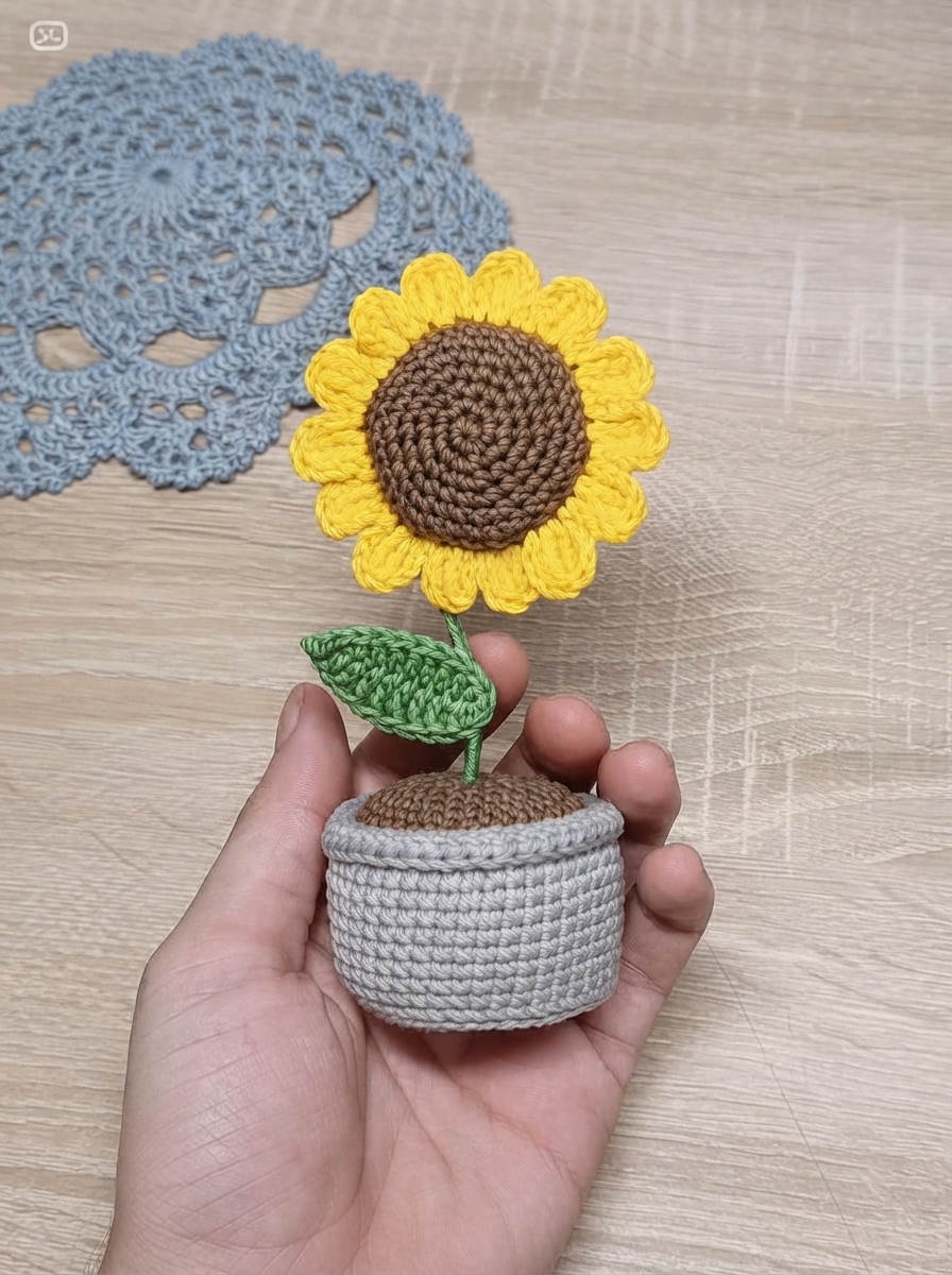 Sunflower Pot