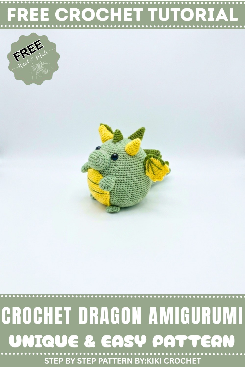 Crochet Dragon 🐉 Amigurumi / Step By Step Tutorial