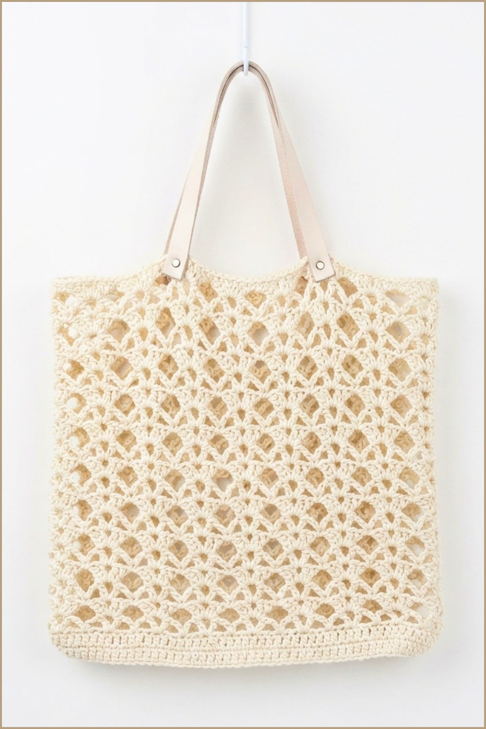 How To Crochet Mesh Bag Made Of Macrame Cord (10)