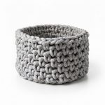 How To Crochet Moss Stitch Basket (10)