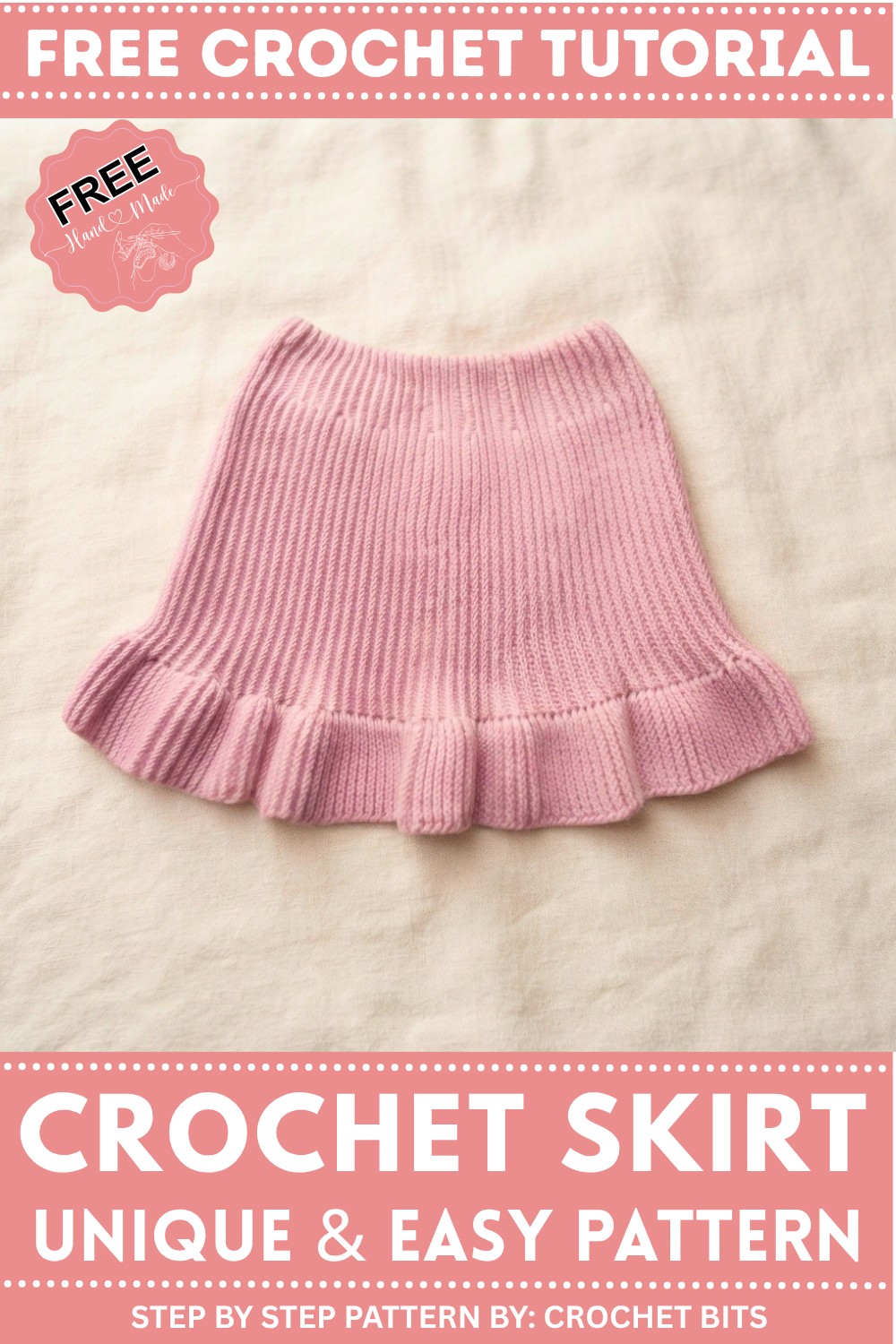 How to Crochet a Lovely Skirt for Girls Free Pattern (1)