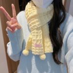 How to crochet a Waffle pattern scarf (4)