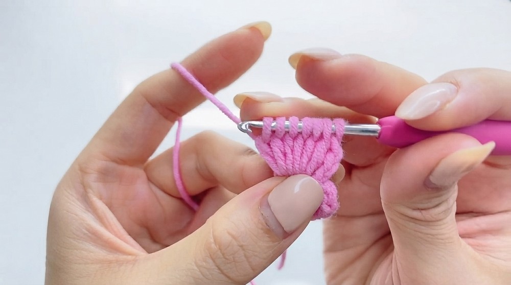 🌸 5 Petal Corn Flower Crochet