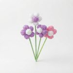 🌸 5 Petal Corn Flower Crochet
