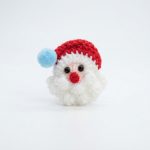 🎅🏻 How To Crochet Santaclaus Keychain Step by Step Tutorial 🎅🏻