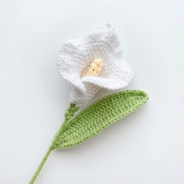 💕 Step by Step Tutorial Crochet Calla Lily Flowers