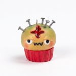 Cute Kawaii Zombie Cupcake Polymer Clay Tutorial (4)