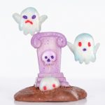 Disney Emoji Blitz Ghost and Cemetery Polymer Clay Tutorial (2)